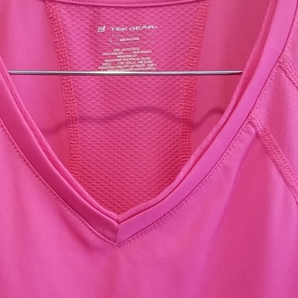 Women's Tek Gear Workout Top Size L - Picture 2 of 6